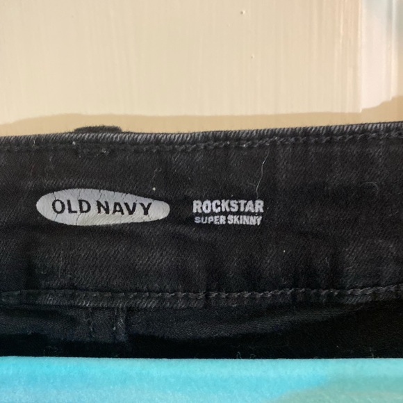 Old Navy Rockstar Super Skinny Black Jeans 20 Plus - Picture 4 of 4